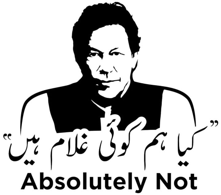 Imran Khan Metal Sketch – Kya Hum Koi Ghulam Hain? Absolutely Not! (Without Light)Or (with light)