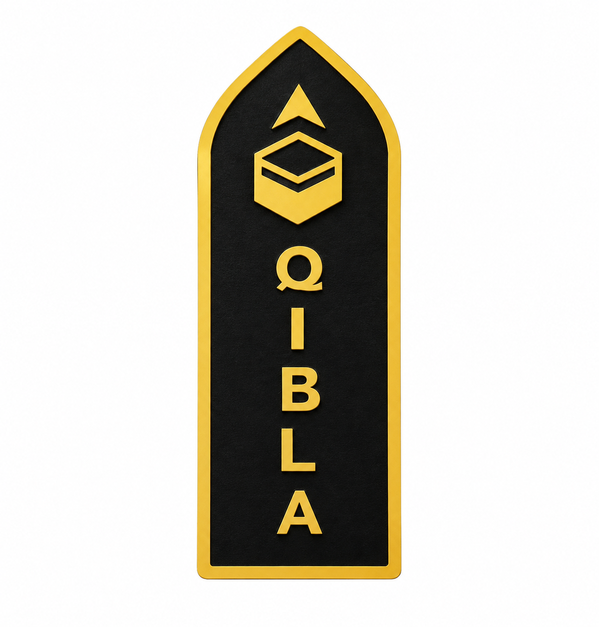 Qibla Direction Acrylic Wall Decor Pack of 7