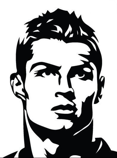 Cristiano Ronaldo Metal Portrait – With Light & Without Light
