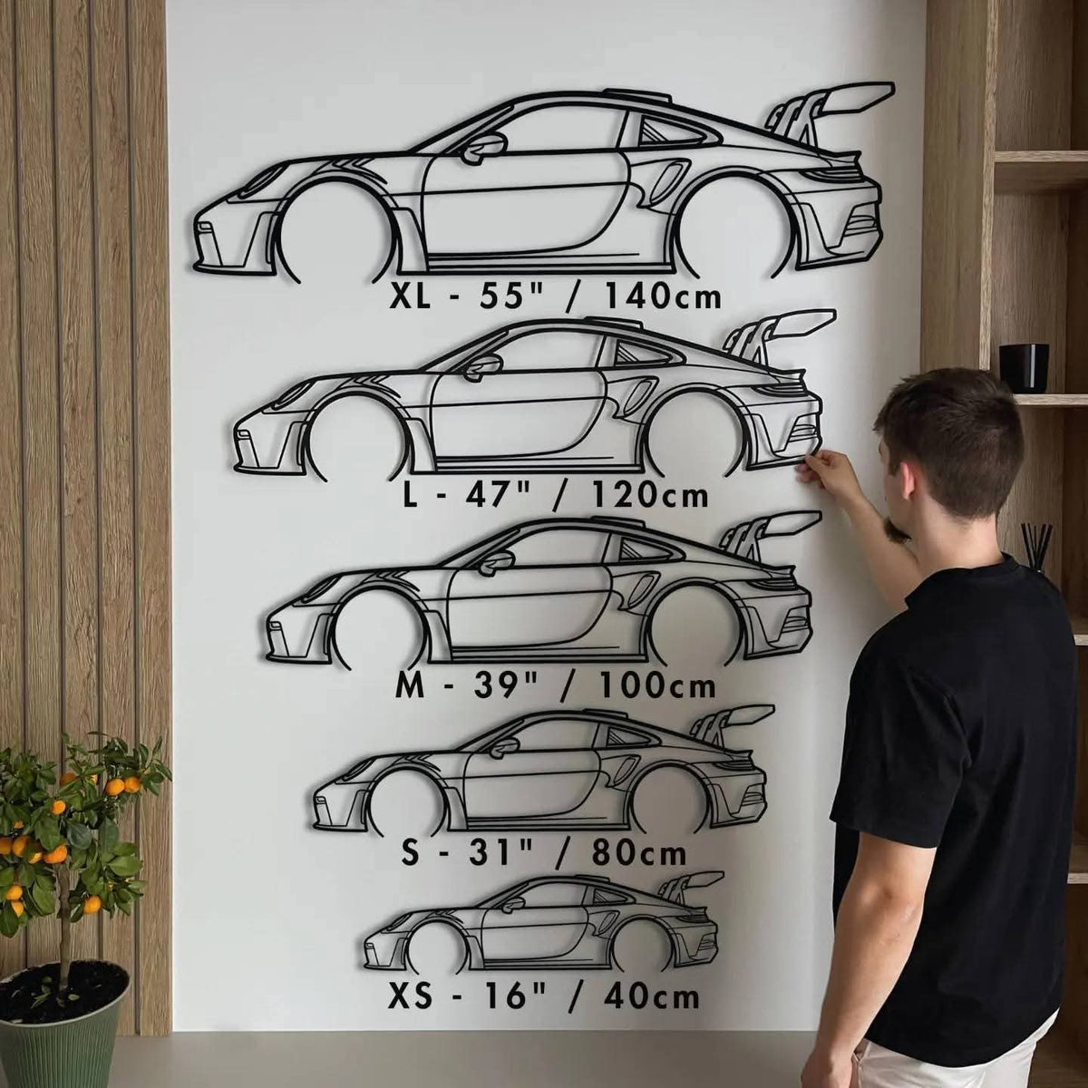 SpeedLine Acrylic Car Wall Art