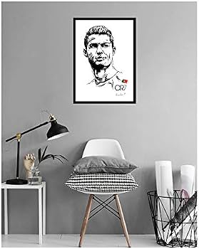 Cristiano Ronaldo Metal Portrait – With Light & Without Light