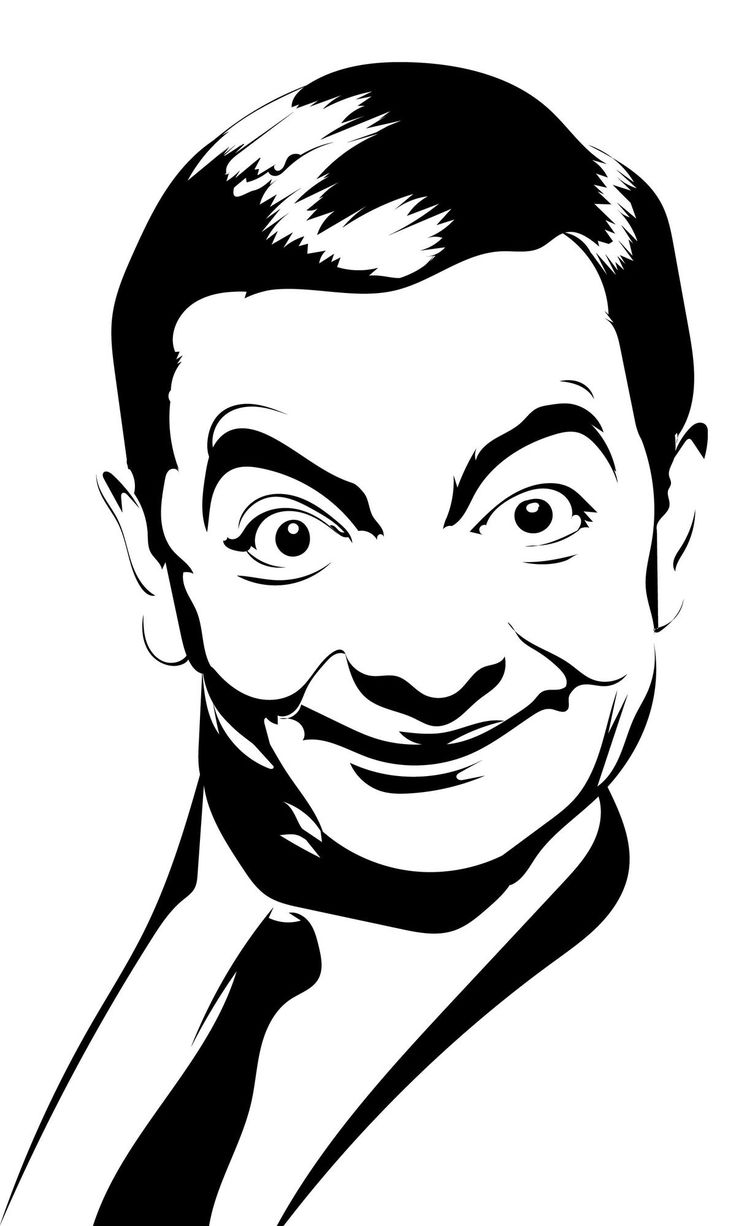 Mr. Bean Metal Portrait – With Light & Without Light