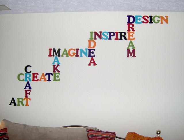 Words wall art
