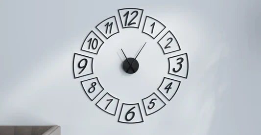 Premium Acrylic Wall Clock with 12 inch needles(cp06)