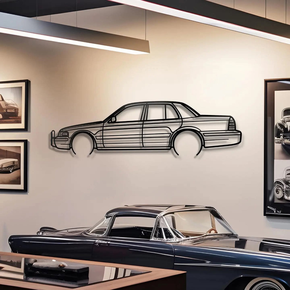 SpeedLine Acrylic Car Wall Art