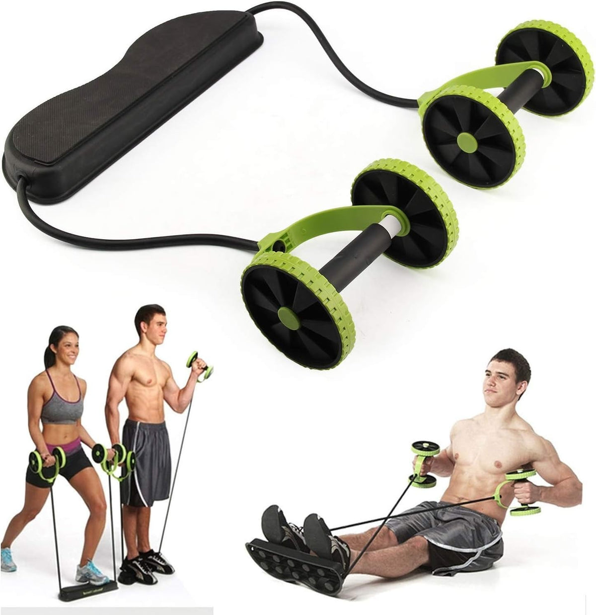 Abdominal Exercise Wheel Roller – Portable Full-Body Fitness & Strength Training Machine