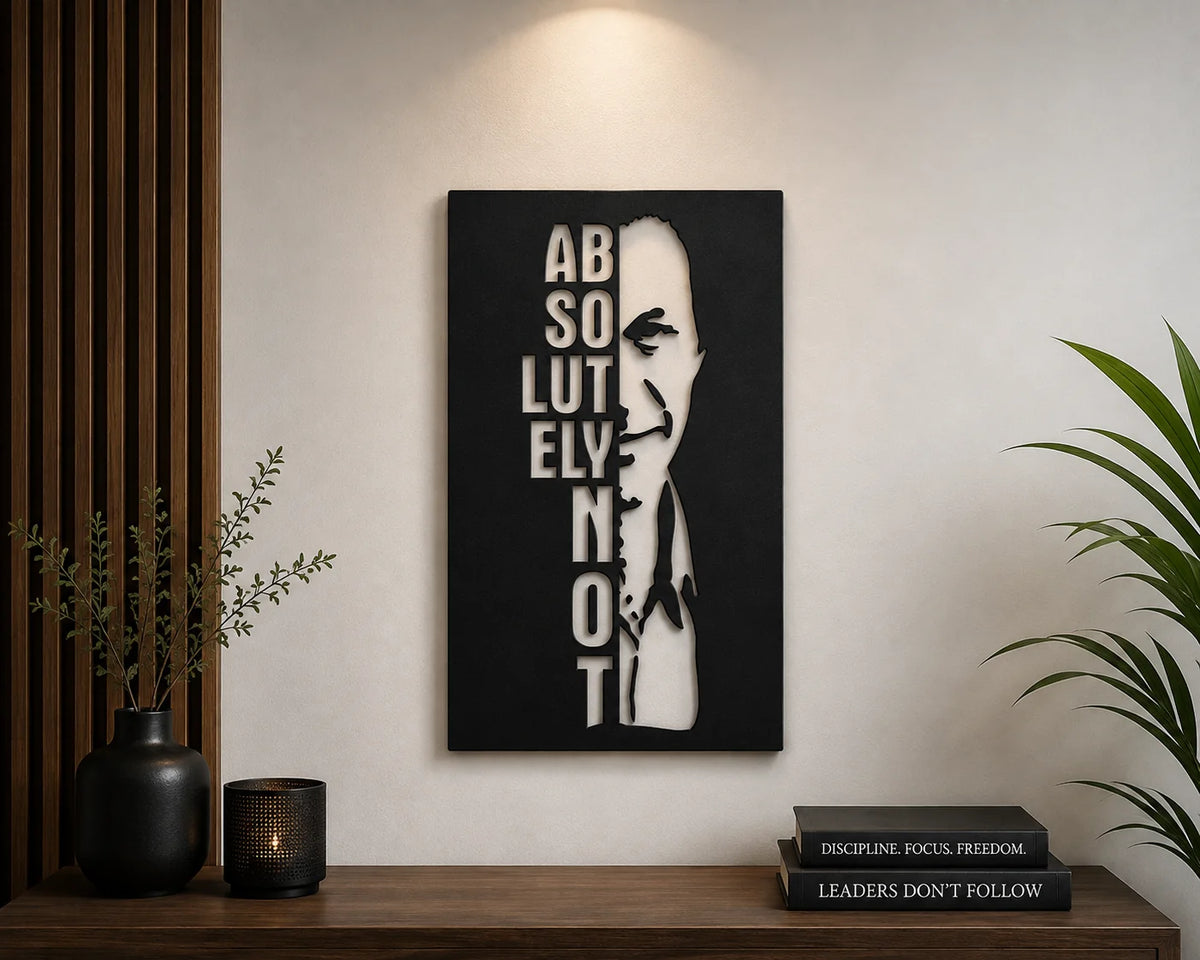 Imran Khan Minimal Outline Artwork – Elegant Wall Decor (With Light & Without Light)