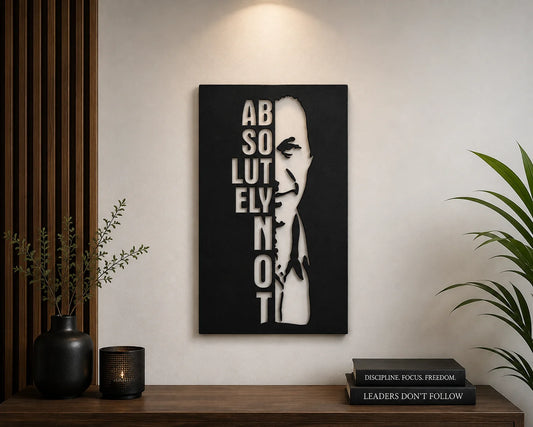 Imran Khan Metal Sketch – Kya Hum Koi Ghulam Hain? Absolutely Not! (Without Light)Or (with light)