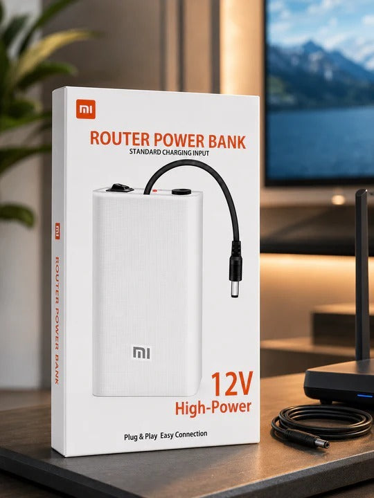 12V 20,000mAh WiFi Router UPS Power Bank
