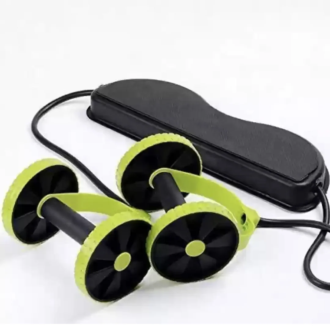 Abdominal Exercise Wheel Roller – Portable Full-Body Fitness & Strength Training Machine