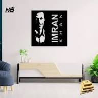 Imran Khan Signature Style Metal Sketch – Nasruminallah wa Fathun Qareeb (With Light) or (Without Light)